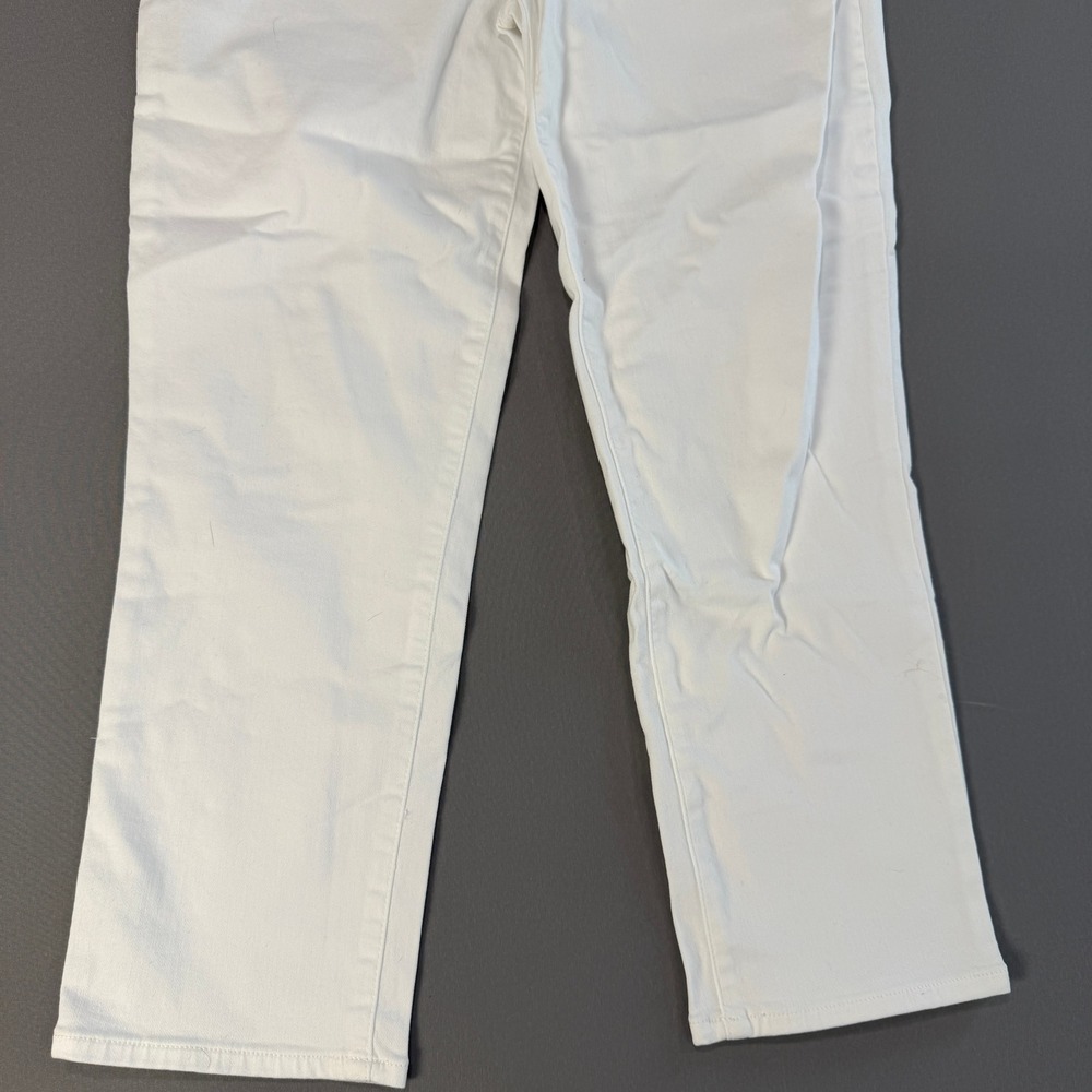 PAIGE Jacqueline Crop Optic White Jeans Size 30 New‎ Womens Denim Pants - Picture 4 of 9